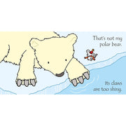 Cover of "That's Not My Polar Bear" by Fiona Watt, a children's winter and Christmas-themed board book with colorful illustrations.