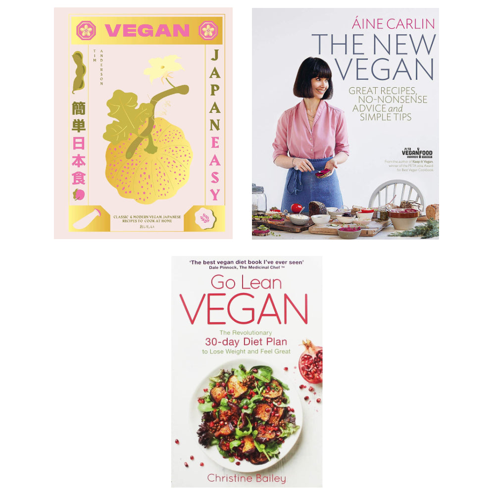Vegan JapanEasy (HB), Go Lean Vegan, The New Vegan 3 Books Set — The ...