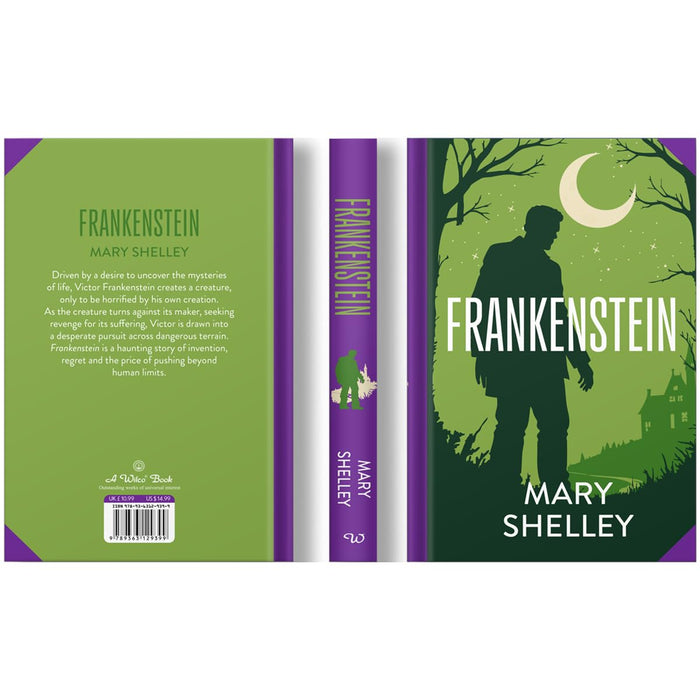 Frankenstein by Mary Shelley (Classics Sprayed Edge Premium Hardback Edition) - The Book Bundle