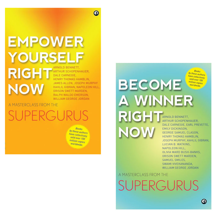Aleph Book Company 2 Books Set (Empower Yourself Right Now & Become a Winner Right Now) - The Book Bundle