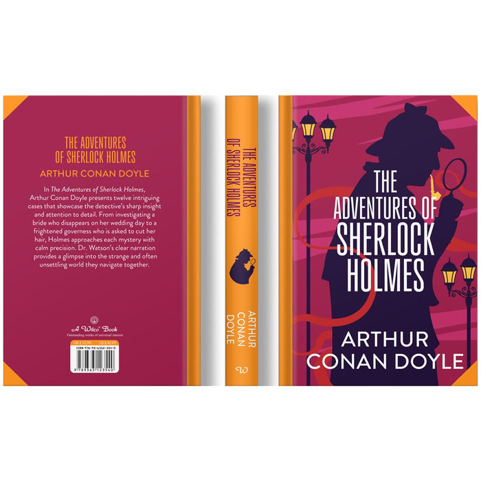 The Adventures of Sherlock Holmes by Sir Arthur Conan Doyle (Deluxe Hardback Sprayed Edge Edition) - The Book Bundle
