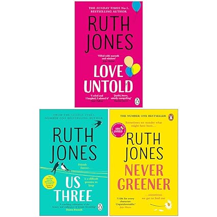 Ruth Jones Collection 3 Books Set (Never Greener, Us Three & Love Untold) - The Book Bundle