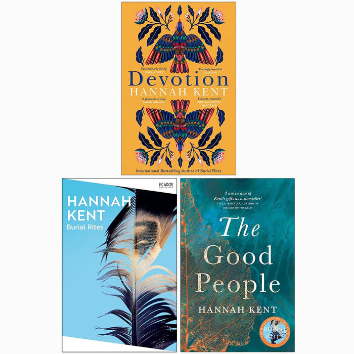 Hannah Kent 3 Books Collection Set (Burial Rites, Devotion, The Good People)