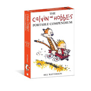 Calvin and Hobbes portable compendium 1-6 book collection by Bill Watterson, published by Andrews McMeel Publishing.