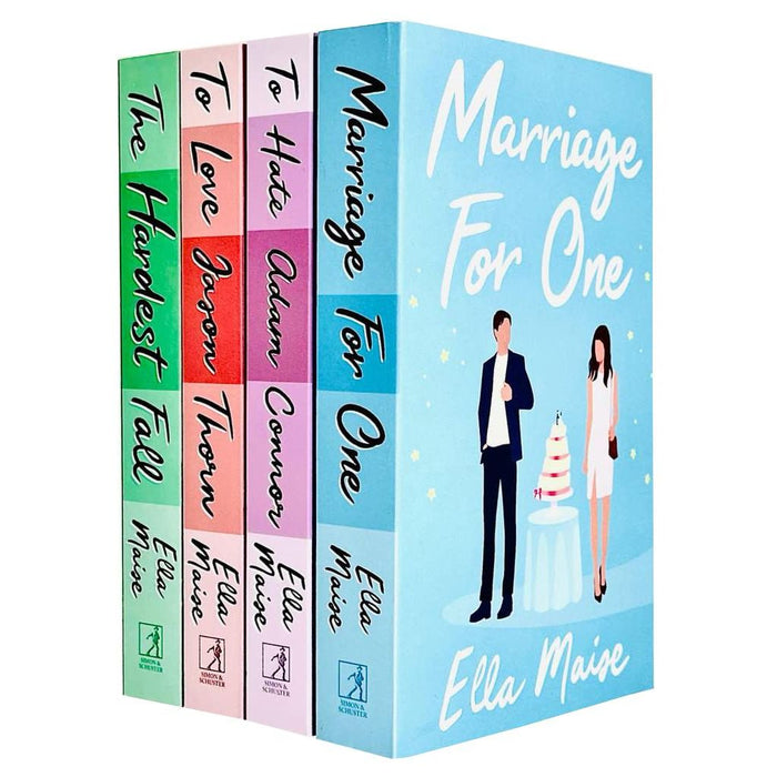 Ella Maise Collection 4 Books Set (Marriage for One, The Hardest Fall, To Love Jason Thorn, To Hate Adam Connor) - The Book Bundle