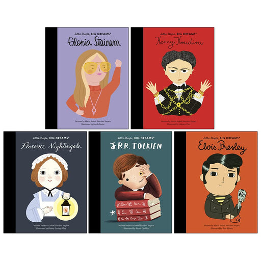 Little People Big Dreams Series 16 Collection Books Set Book 76 To 80 (Gloria Steinem) - The Book Bundle