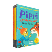 Pippi Longstocking 3 books collection set by mini grey World of Astrid Lindgren - The Book Bundle