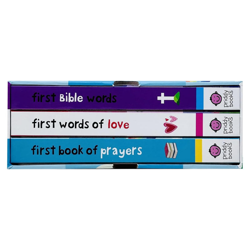 My First Bible and Prayer Library 3 Board Books Collection Set By Roger Priddy (First Book of Prayers, First Words of Love and First Bible Words) - The Book Bundle