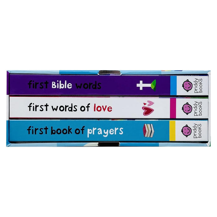 My First Bible and Prayer Library 3 Board Books Collection Set By Roger Priddy (First Book of Prayers, First Words of Love and First Bible Words) - The Book Bundle