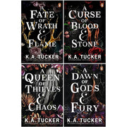 Fate & Flame Series Collection 4 Books Set By K.A. Tucker (A Fate of Wrath and Flame, A Curse of Blood and Stone & More) - The Book Bundle