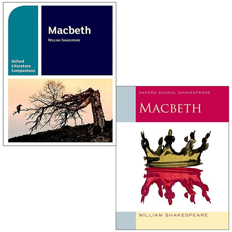 Oxford School William Shakespeare Macbeth and Macbeth Oxford Literature Companions 2 Books Collection Set - The Book Bundle