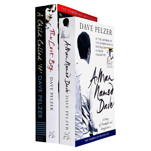 Dave Pelzer Collection 3 Books Set (The Lost Boy, A Child Called It, A Man Named Dave): - The Book Bundle