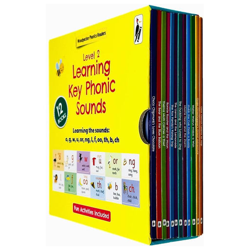 My Second Phonic Sounds 12 Books Collection Box Set with Included Fun Activities (Learning Key Level 2) - The Book Bundle