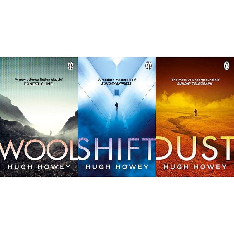 Wool Trilogy Collection 3 Books Set by Hugh Howey (Wool, Shift, Dust) - The Book Bundle