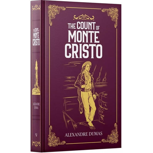 The Count of Monte Cristo Deluxe Leather Bound By Alexandre Dumas Leather Bound - The Book Bundle