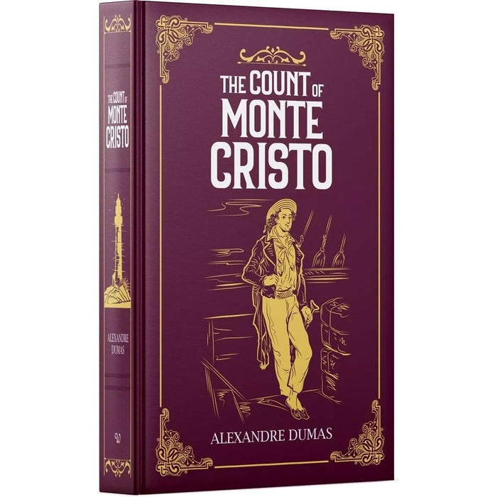 The Count of Monte Cristo Deluxe Leather Bound By Alexandre Dumas Leather Bound - The Book Bundle