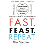 Gin Stephens Collection 2 books set including 28-Day FAST Start and Fast Feast Repeat by Griffin Ltd, featuring book covers.
