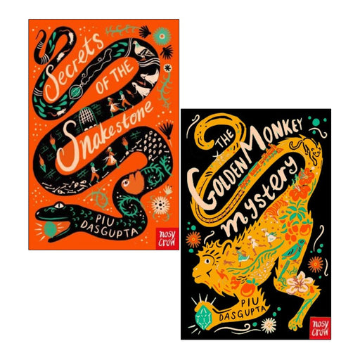 Piu DasGupta Collection 2 Books Set (Secrets of the Snakestone & The Golden Monkey Mystery) - The Book Bundle