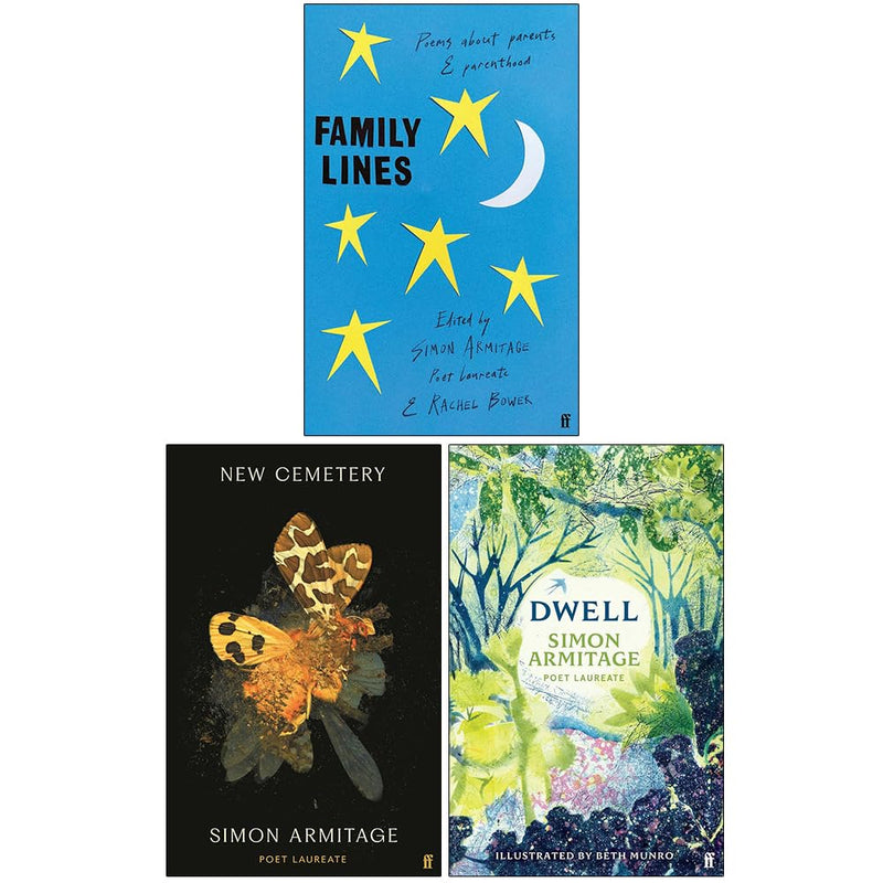 Simon Armitage Collection 3 Books Set (Family Lines, New Cemetery and Dwell) - The Book Bundle