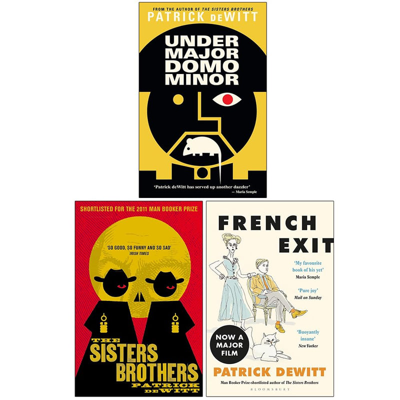 Undermajordomo Minor, The Sisters Brothers & French Exit 3-Book Set by Patrick deWitt - Fiction - Paperback
