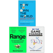 How to Own the World Before You're 30, Range How Generalists Triumph & Be The Game Changer 3 Books Collection Set - The Book Bundle