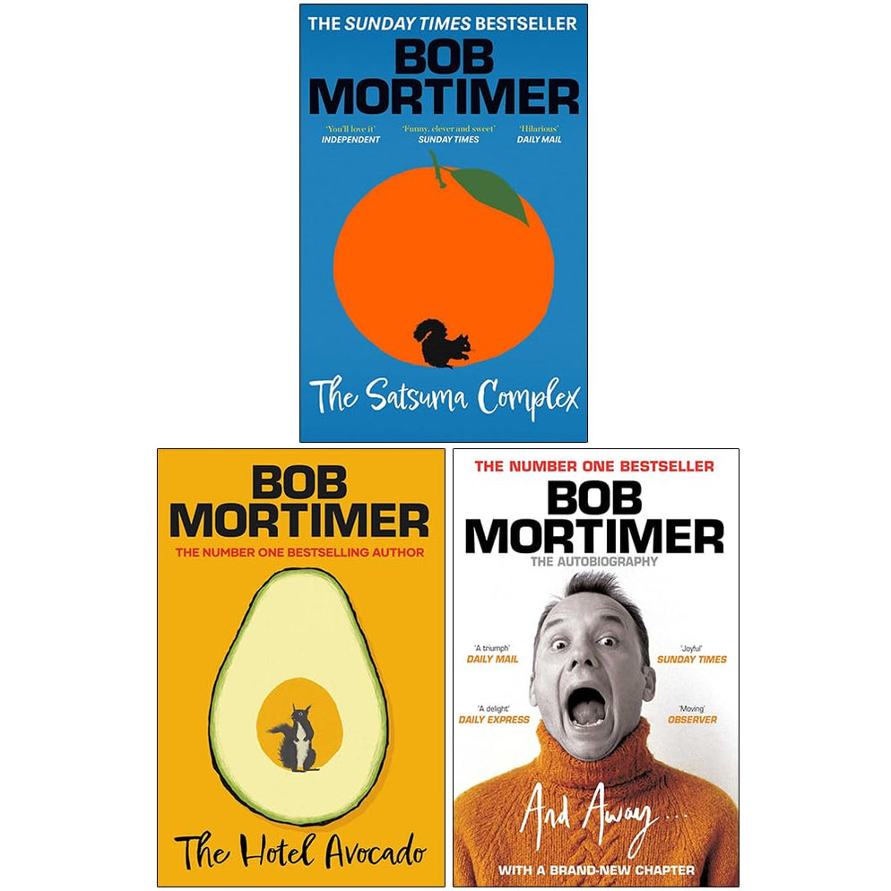 Bob Mortimer Collection 3 Books Set (The Satsuma Complex, The Hotel