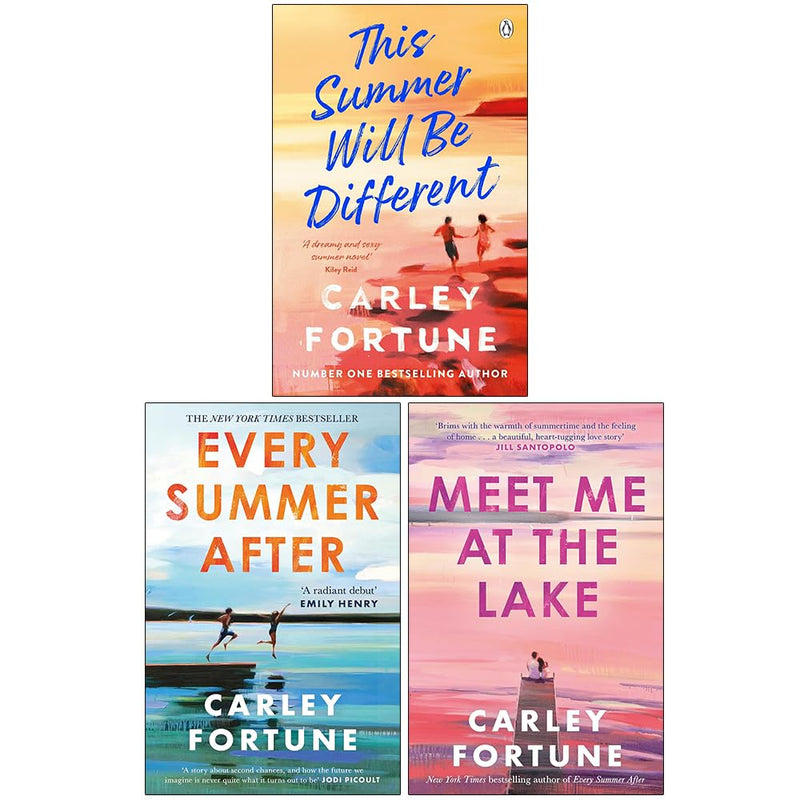 Carley Fortune 3-book collection set including "This Summer Will Be Different" by Penguin/Piatkus Ltd, featuring book covers in the image.
