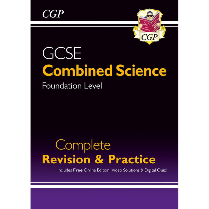 GCSE Combined Science Foundation Complete Revision and Practice w/ Online Ed, Videos and Quizzes: for the 2026 and 2027 exams (CGP GCSE Combined Science) - The Book Bundle