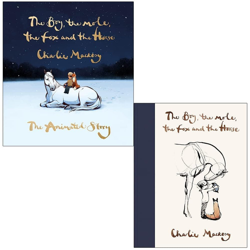 The Boy the Mole the Fox and the Horse The Animated Story and The Boy the Mole the Fox and the Horse By Charlie Mackesy Collection 2 Books Set - The Book Bundle