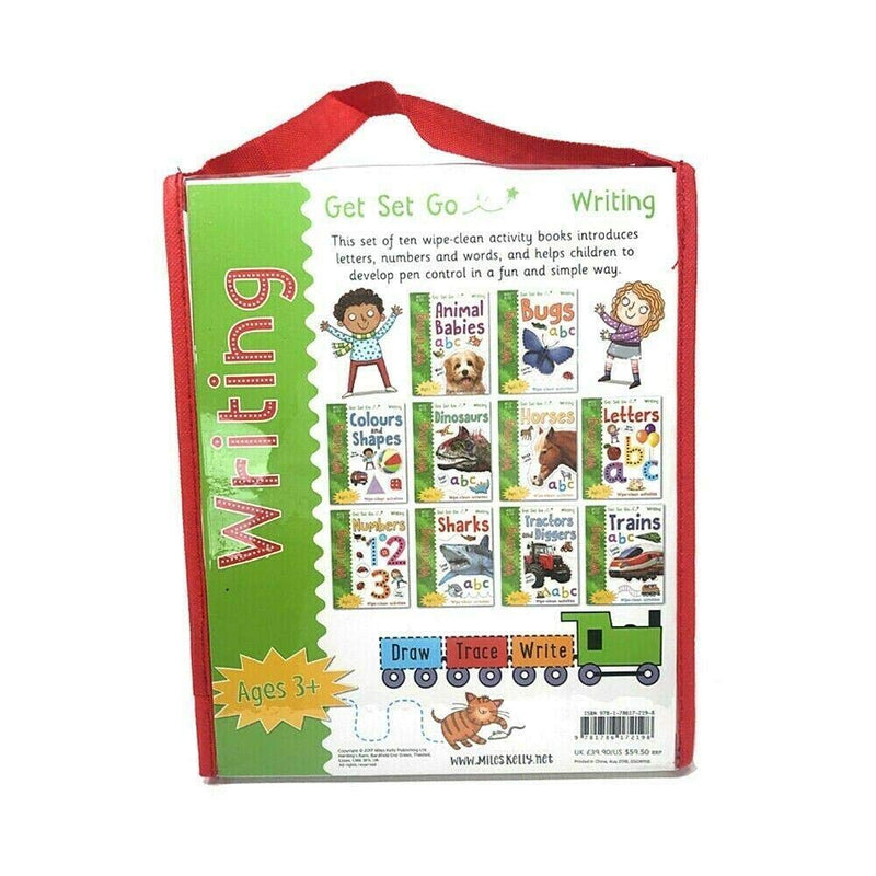 Letters, Numbers, Colours And Shapes & More 10 Books Collection Set by Miles Kelly - Non Fiction - Paperback