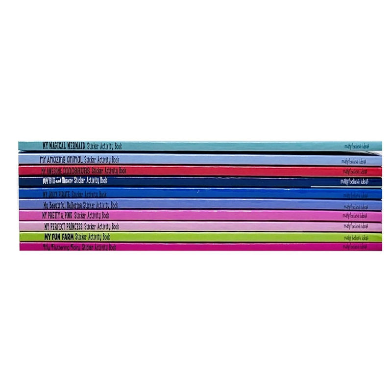 Sticker Activity 10 Books Collection Set With Fun Activities Card (My Fluttering Fairy) - The Book Bundle