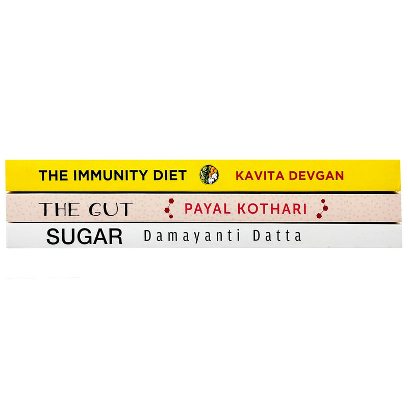 The Immunity Diet, The Gut & Sugar 3 Books Collection Set - The Book Bundle