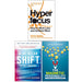 Hyperfocus How to Work Less and Achieve More, Blue Ocean Shift and The Magnetic Personality 3 Books Collection Set - The Book Bundle