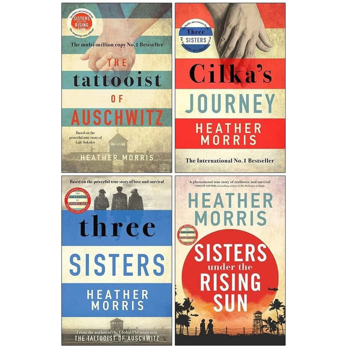 Heather Morris Collection 4 Books Set (Sisters under the Rising Sun, The Tattooist of Auschwitz, Cilka's Journey and Three Sisters) - The Book Bundle