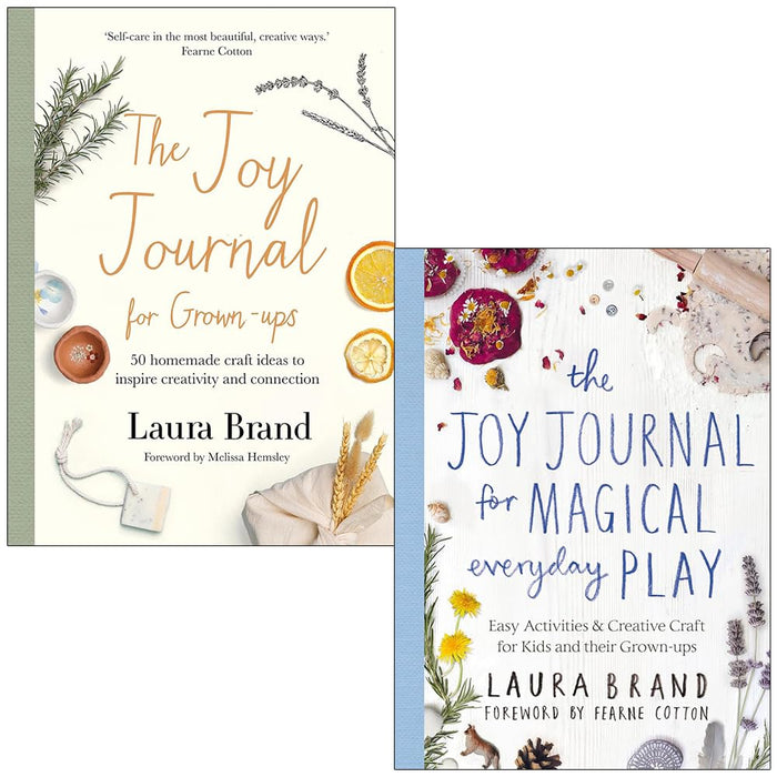 Laura Brand Collection 2 Books Set (The Joy Journal For Grown-ups & The Joy Journal for Magical Everyday Play) - The Book Bundle
