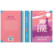 Hardcover of Jane Eyre by Charlotte Bronte, Wilco Classics Sprayed Edge edition, featuring a detailed cover illustration.