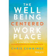 Set of three books by Chris Cummings on workplace wellbeing, managing start-ups, and inner secrets, in mixed formats.