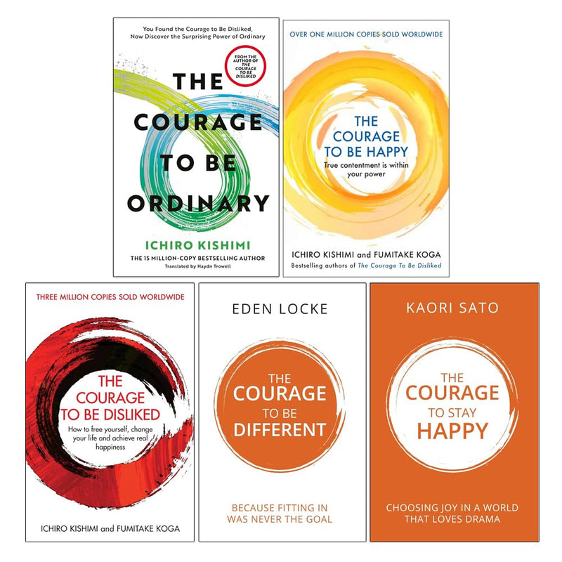 The Courage to Be 5 Books Collection Set by Ichiro Kishimi & Fumitake Koga - Non Fiction - Mixed Format