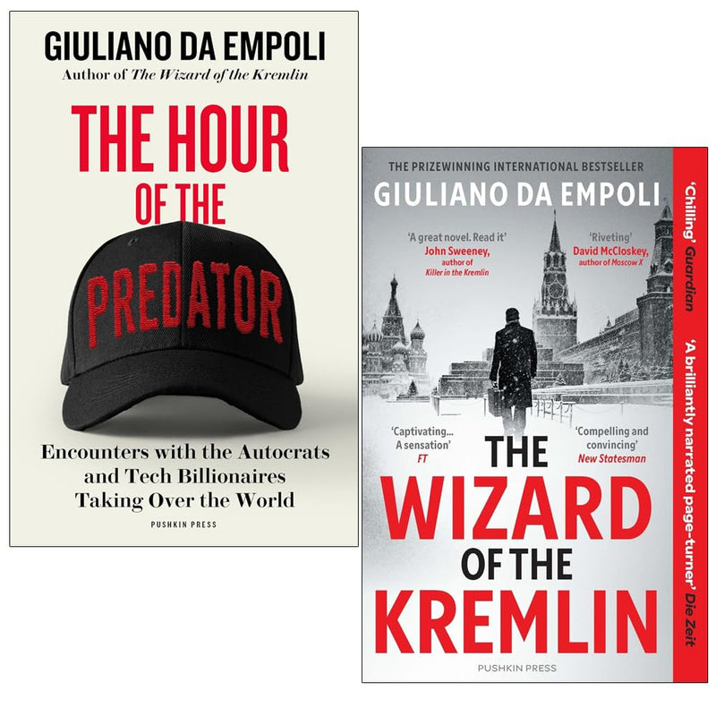 Giuliano da Empoli Collection 2 Books Set (The Hour of the Predator & The Wizard of the Kremlin) - The Book Bundle