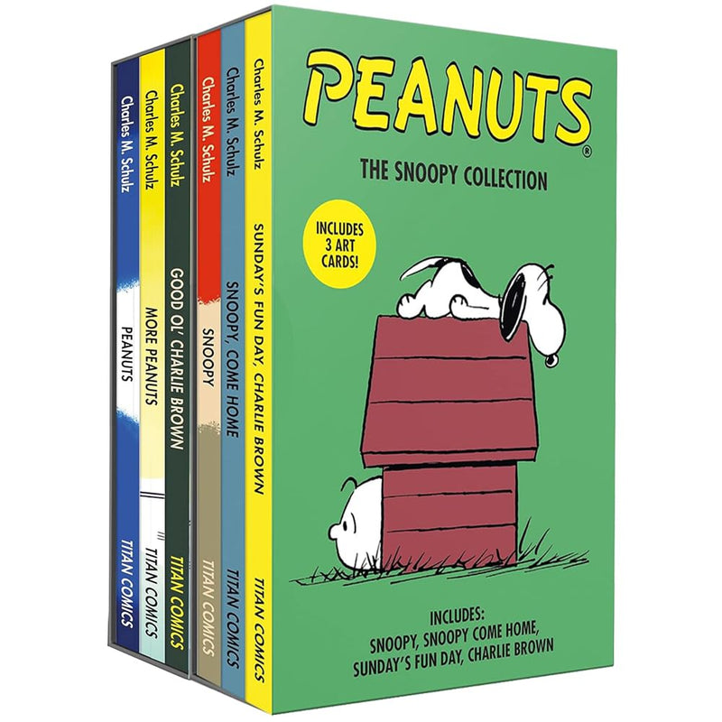 Peanuts and Snoopy Collection 6 Books Boxed Set by Charles M. Schulz Come Home - The Book Bundle