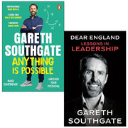 Gareth Southgate 2 Books Collection Set (Anything is Possible(HB) & Dear England Lessons in Leadership) - The Book Bundle