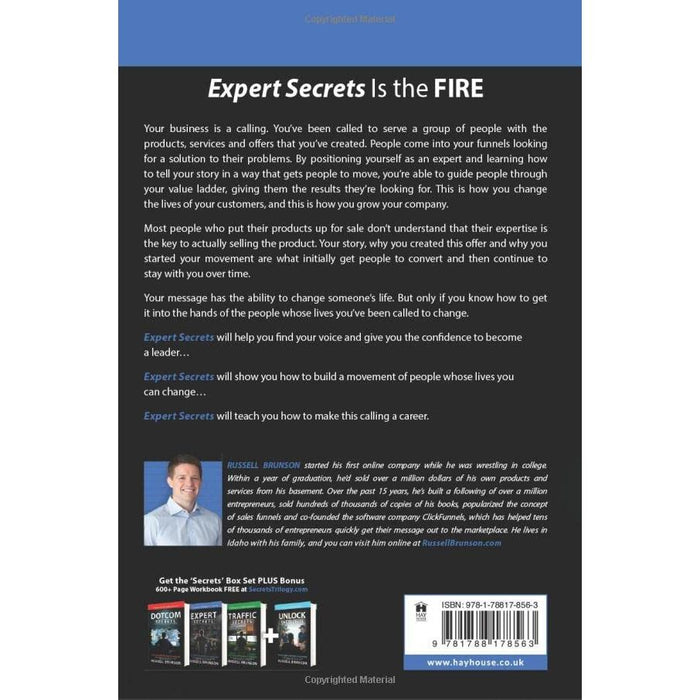 Expert Secrets: The Underground Playbook for Converting Your Online Visitors by Russell Brunson - The Book Bundle