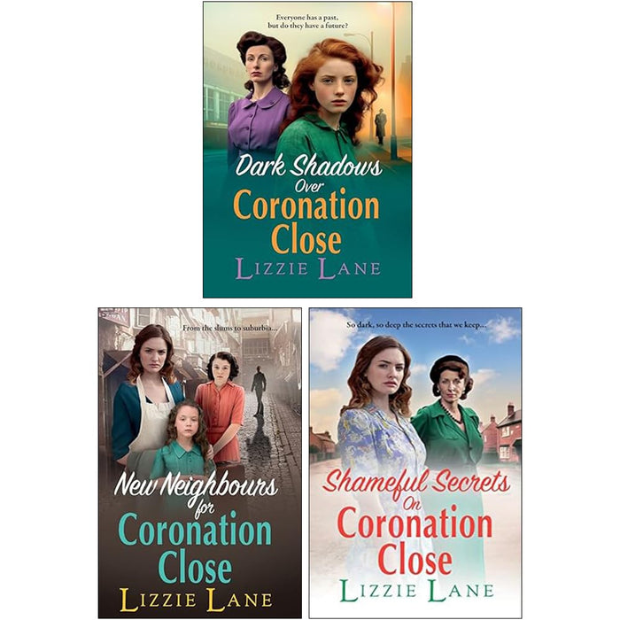 Lizzie Lane Coronation Close Series 3 Books Collection Set Shameful, Dark, Coronation - The Book Bundle