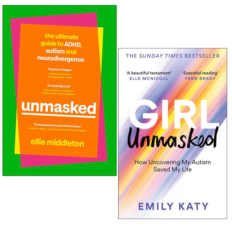 Two non-fiction books from the Unmasked collection by Ellie Middleton and Emily Katy, featuring cover images of the books in the set.
