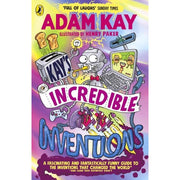 Set of five Adam Kay books including Kay's Anatomy, Marvellous Medicine, Inventions, Dexter Procter, and Poo-tastic Puzzle Book by Penguin UK