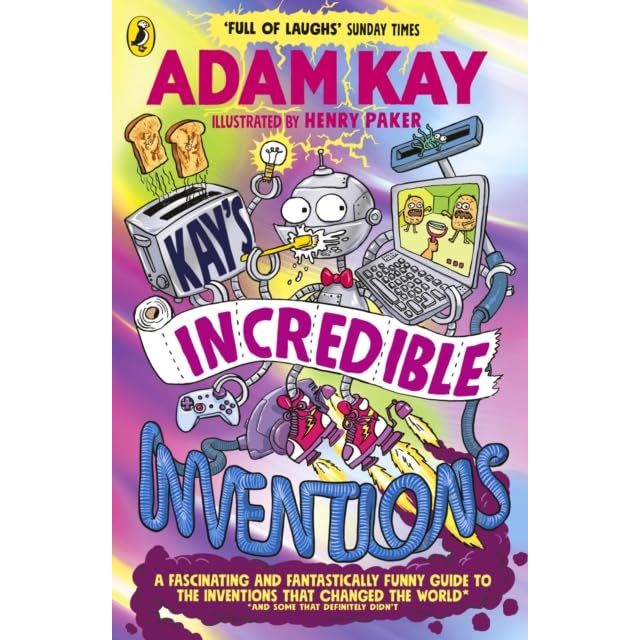 Set of five Adam Kay books including Kay's Anatomy, Marvellous Medicine, Inventions, Dexter Procter, and Poo-tastic Puzzle Book by Penguin UK