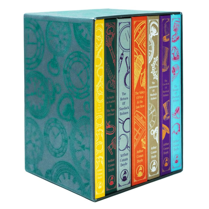 Sherlock Holmes Complete 7 Books Hardback Collection Box Set (Adventures, Valley of Fear & His Last Bow) - The Book Bundle