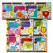 Playtime Learning Numbers Words Colours Sticker Activity 10 Books Set - The Book Bundle