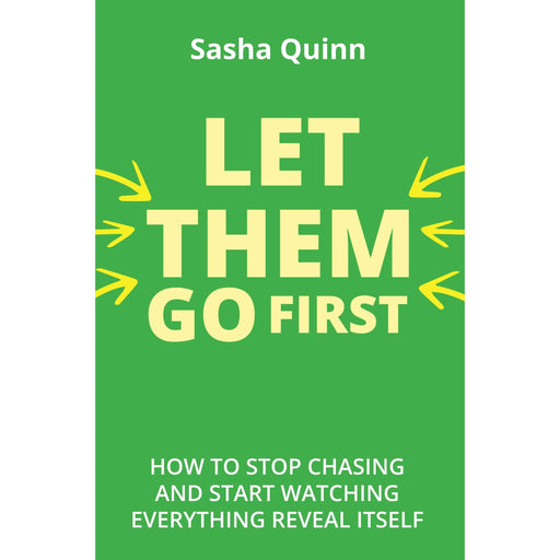 Book cover for "Let Them Go First" by Sasha Quinn, published by Rupa Publications, featuring the title and author’s name on the cover.