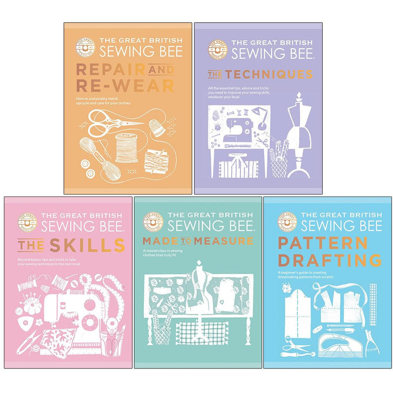 The Great British Sewing Bee 5 Books Collection Set by Caroline Akselson - Non Fiction - Hardback
